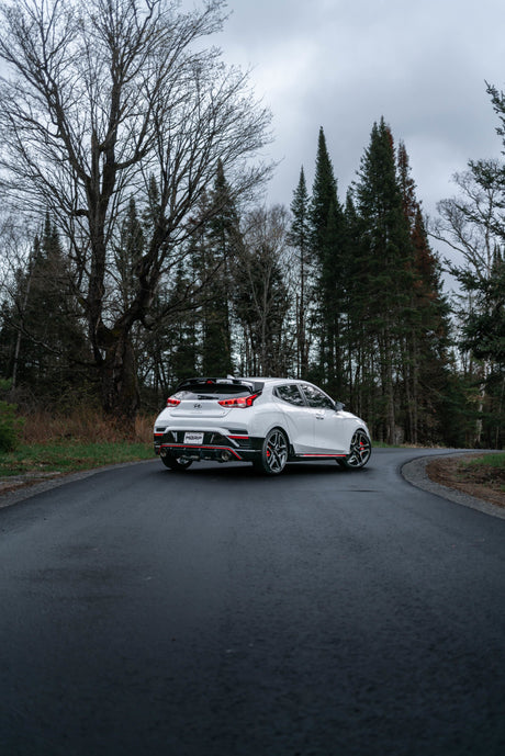 2019- Hyundai Veloster N 2.0L Turbo 3" Cat Back Aluminized Steel T304 Tip - View 4 | Dirty Garage