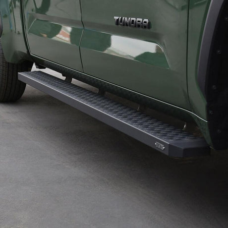 Universal 90" Black Grate Steps Running Boards - View 3 | Dirty Garage
