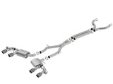 Borla 17-18 Chevrolet Camaro ZL1 6.2L V8 Atak Catback Exhaust w/ Dual Mode Valves CF Black Anod | Dirty Garage