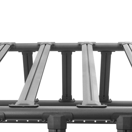 Go Rhino 19-21 Jeep Gladiator XRS Overland Xtreme Rack - Black - View 10 | Dirty Garage