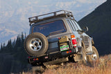 1990-1997 Lexus LX450/Land Cruiser Rear Bar 3500Kg Black 80 With T/Gate - View 5 | Dirty Garage