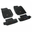 Rugged Ridge Floor Liner Front/Rear Black 2007-2018 Jeep Wrangler JK 2 Dr | Dirty Garage