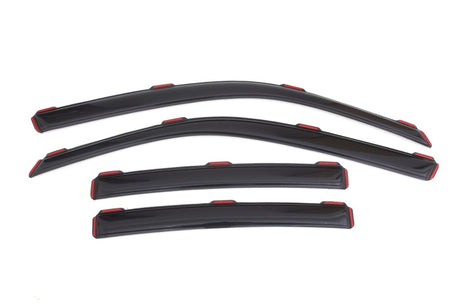 2011-2018 Charger Ventvisor In-Channel Front and Rear Window Deflectors Smoke 4-Piece | Dirty Garage