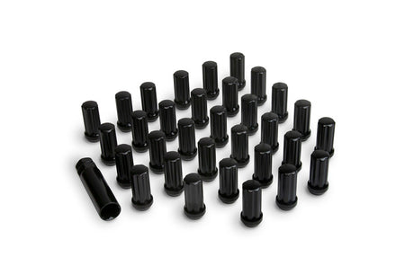 Universal Alloys Lug Nut Kit Black 14x1.5 32 Lug Nuts with Key | Dirty Garage