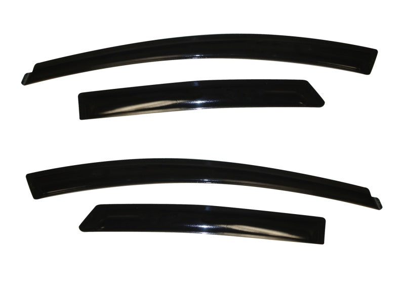 2012-2018 Focus Ventvisor Outside Mount Window Deflectors 4-Piece Smoke - View 6 | Dirty Garage