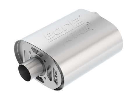 Borla CrateMuffler Ford 5.0L Coyote ATAK 2.5in Offset/Center 12in x 6in x 10.34in Muffler | Dirty Garage