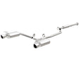 2013-2017 Accord 3.5L System Cat Back 2.5in Stainless Steel Dual Split Rear Polished 4.5 Tip | Dirty Garage