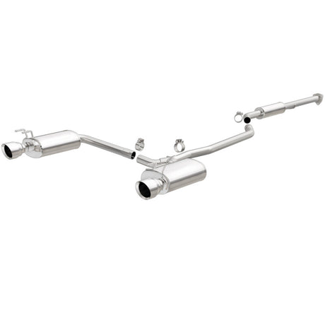 2013-2017 Accord 3.5L System Cat Back 2.5in Stainless Steel Dual Split Rear Polished 4.5 Tip | Dirty Garage
