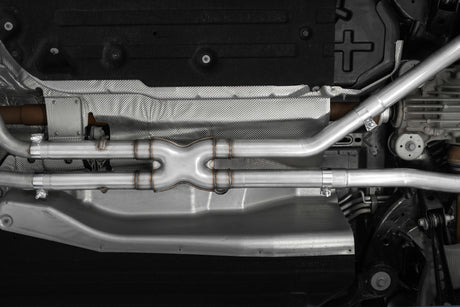 2020-2021 Explorer 3.0L Ecoboost SS 2.5" Dual Rear Exit Carbon Fiber Quad Tips - View 2 | Dirty Garage