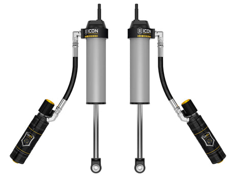 ICON V.S. 3.0 Series front remote reservoir shocks with CDEV for 2017-2026 Ford Super Duty 4WD, pair