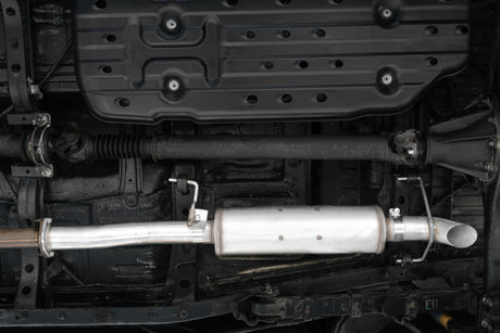 2016 Toyota Tacoma 3.5"L Cat Back Turn Down Aluminized Exhaust System - View 5 | Dirty Garage