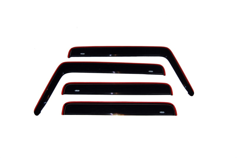 2003-2009 H2 Ventvisor In-Channel Window Deflectors Smoke 4-Piece - View 4 | Dirty Garage