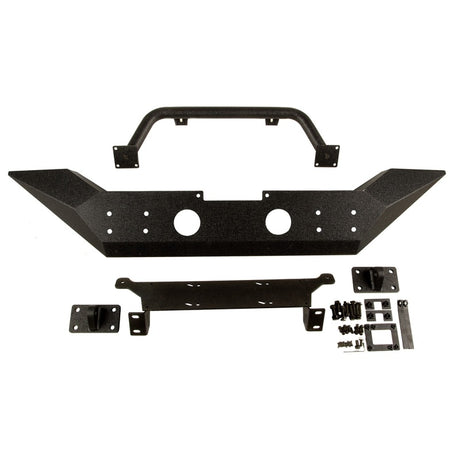 Rugged Ridge Spartan Front Bumper HCE W/Overrider 07-18 Jeep Wrangler JK | Dirty Garage