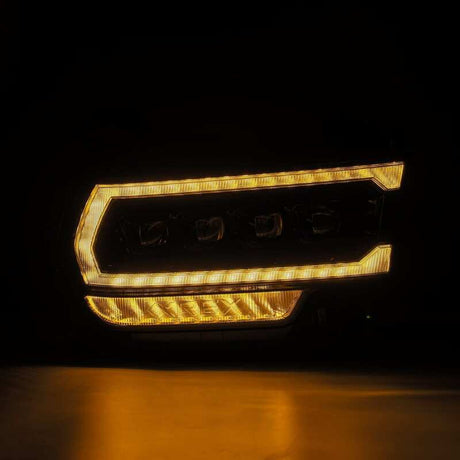 2019-2024 Ram HD Nova-Series LED Projector Alpha-Black Headlights Active Light Sequential Signal DRL - View 2 | Dirty Garage