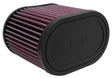 Universal Oval Clamp-On Air Filter 2-3/4in Flange 6-1/4in Length 4in Width 5in Height | Dirty Garage