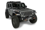 Rugged Ridge Arcus Front Bumper Tube Overrider Black 18-20 Jeep Wrangler JL - View 2 | Dirty Garage