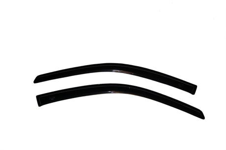 1997-2001 Mirage Coupe Ventvisor Outside Mount Window Deflectors Smoke - View 4 | Dirty Garage
