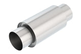 Borla 3 -1/2in In/Out x 5in Round x 8in Long XR-1 Sportsman Shorty Racing Muffler | Dirty Garage