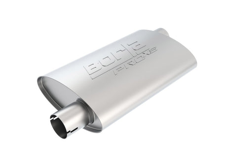 Borla Universal Pro-XS Oval 2.25in Inlet / Outlet Offset Notched Muffler | Dirty Garage