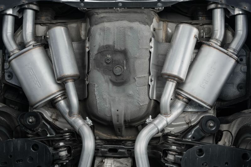 2018-2024 Stinger 3.3L 2.5" Cat Back Dual Rear Exit Without Tips - View 7 | Dirty Garage