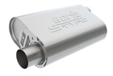 Borla CrateMuffler SBC Hot 350/383 3 inch Offset/Center 14in x 4.35in x 9in Oval Muffler | Dirty Garage