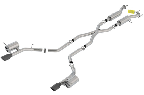 Borla 18-20 Dodge Durango SRT 6.2L V8 2.75in ATAK SS Catback Exhaust w/ BLK Chrome Tips | Dirty Garage
