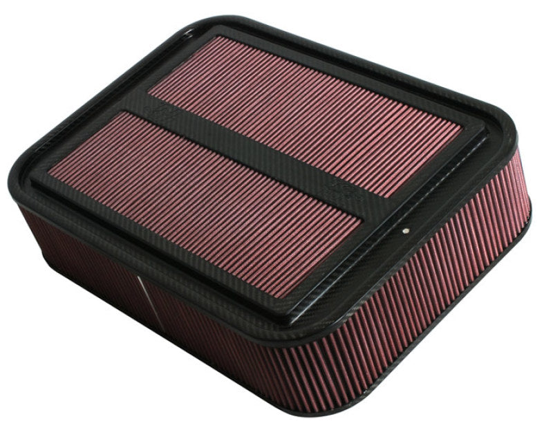 Universal Custom Racing Assembly Carbon Fiber 4in Air Box w/o Base - Large | Dirty Garage