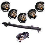 Baja Designs 23+ Ford Super Duty LP6 Bull Bar Light Kit w/ Upfitter - View 2 | Dirty Garage