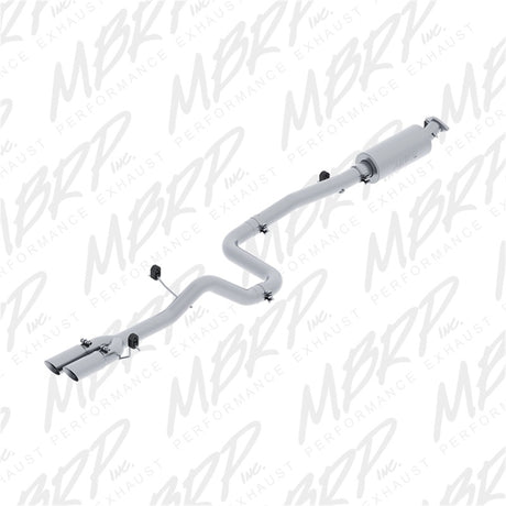 2014-2019 Fiesta ST 1.6L EcoBoost 3" Dual Outlet Alum Cat Back | Dirty Garage