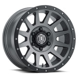 Universal Compression 17x8.5 6x5.5 0mm Offset 4.75" BS 106.1mm Bore Titanium Wheel | Dirty Garage