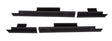 2018 Wrangler Unlimited 4-Door Trail Armor Rocker Panel Black | Dirty Garage