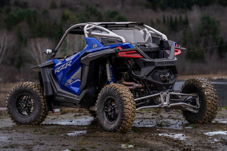2022-2023 Polaris RZR Pro R Single Slip-on Dual Outlet Performance Series - View 4 | Dirty Garage