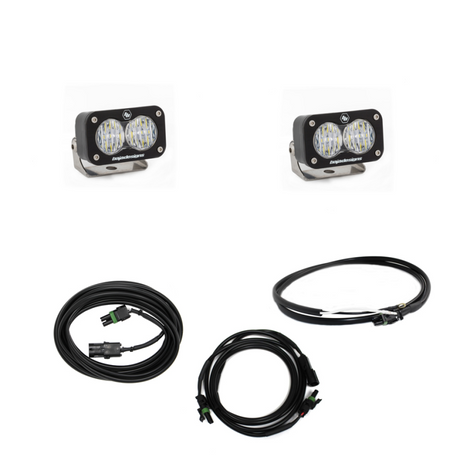 2018-2025 Wrangler LED Reverse Upfitter Dual S2 Sport Light Kit | Dirty Garage