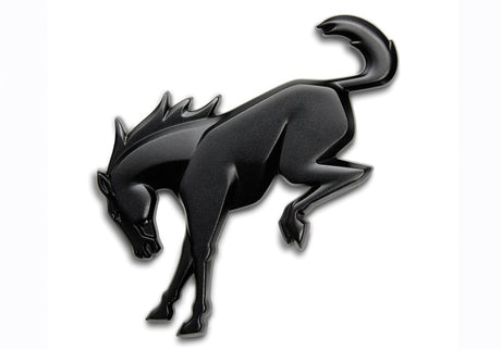 Universal Bronco Rear Emblem - Matte Black - View 4 | Dirty Garage