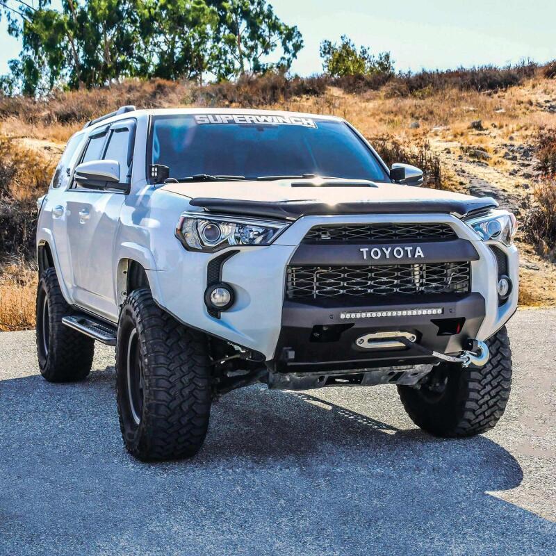 2014-2024 4Runner Pro-Series Winch Mount Black Front Bumper - View 5 | Dirty Garage