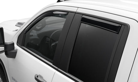 2021-2022 Santa Cruz In-Channel Ventvisor Front and Rear Window Deflectors Smoke 4-Piece - View 3 | Dirty Garage