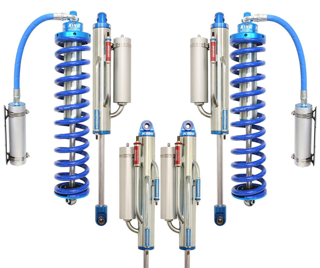 2005-2016 Superduty Bypass Coilover 2.5 4.5" Shock (CS-FCO25SPKG-BYP-45-05)