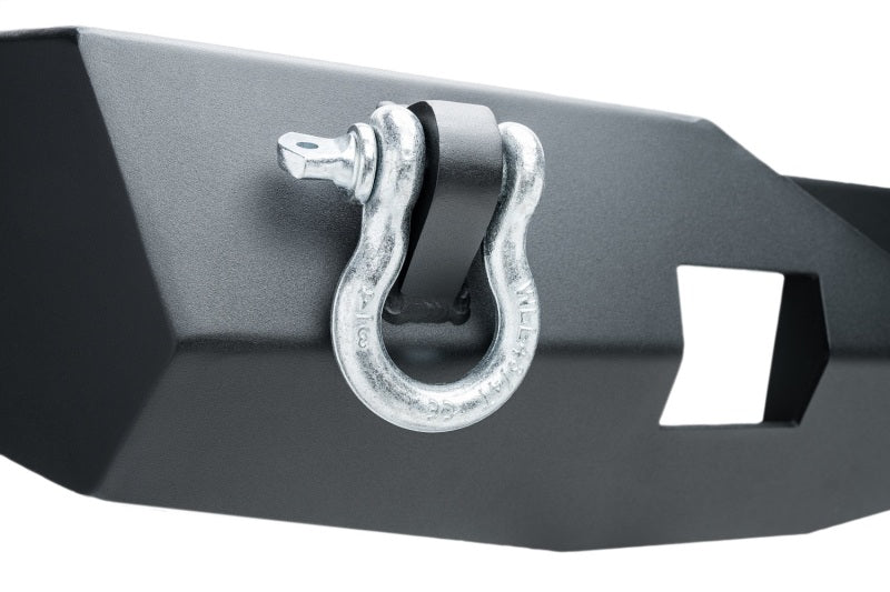 Rugged Ridge 07-18 Jeep Wrangler (JK/JKU) XOR Rear Bumper w/Swing Out Tire Carrier - Tex. Blk - View 2 | Dirty Garage