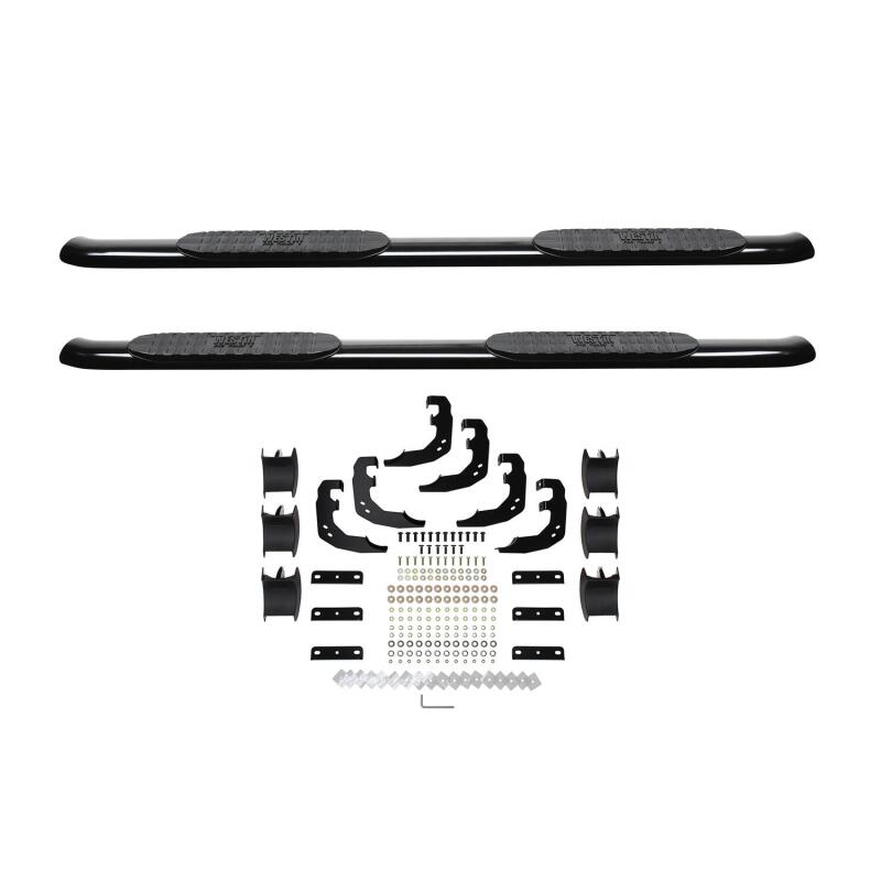 Westin 2019 Ram 1500 Crew Cab (Excl. 1500 Classic) PRO TRAXX 4 Oval Nerf Step Bars - SS - Black - View 3 | Dirty Garage