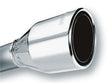 Borla 2.5in Inlet 4.5in Round Rolled Angle Cut Phantom X 7.75in Long Embossed Universal Exhaust Tips | Dirty Garage