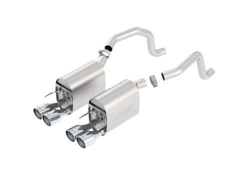 Borla 09-12 Corvette Coupe/Conv 6.2L 8cyl 6spd RWD inS-Type IIin Exhaust (rear section only) - View 2 | Dirty Garage