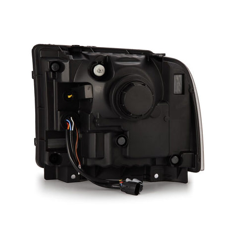 2005-2007 Super Duty Luxx-Series LED Projector Alpha-Black Headlights - View 2 | Dirty Garage