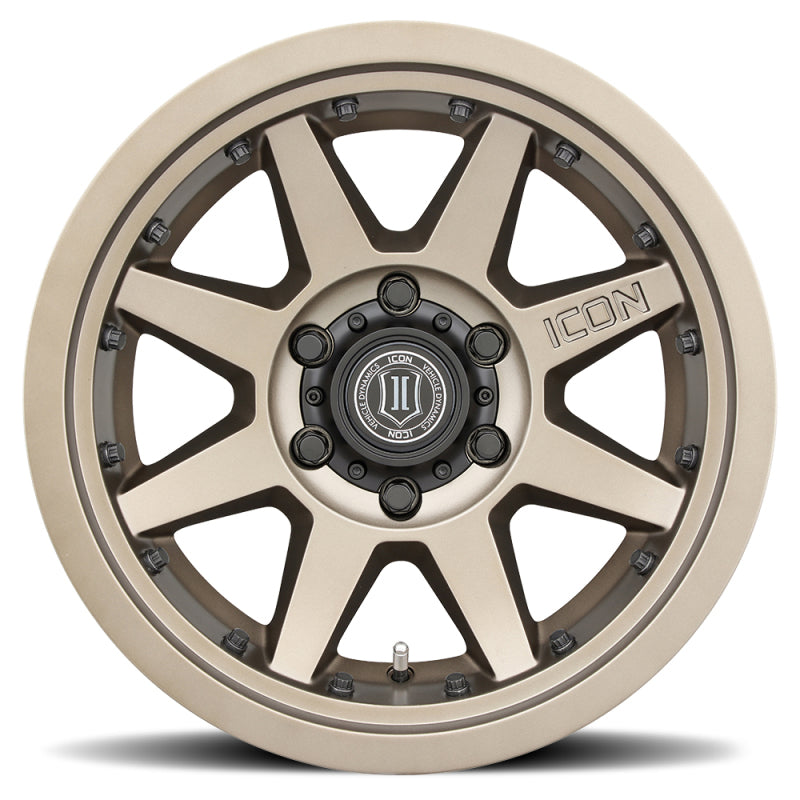 Universal Rebound Pro 17x8.5 Bronze Wheel 6x5.5 0mm Offset 4.75" BS 106.1mm Bore - View 6 | Dirty Garage