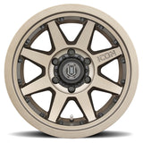 Universal Rebound Pro 17x8.5 Bronze Wheel 6x5.5 0mm Offset 4.75" BS 106.1mm Bore - View 6 | Dirty Garage