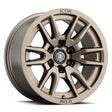Universal Vector 6 17x8.5 6x5.5 0mm Offset 4.75" BS 106.1mm Bore Bronze Wheel | Dirty Garage