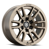 Universal Vector 6 17x8.5 6x5.5 0mm Offset 4.75" BS 106.1mm Bore Bronze Wheel | Dirty Garage