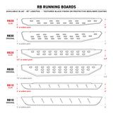 Go Rhino RB10 Slim Running Boards - Universal 87in. - Tex. Blk - View 11 | Dirty Garage