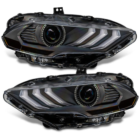 2018-2023 Mustang Dynamic ColorSHIFT LED Headlights Black Series - View 14 | Dirty Garage