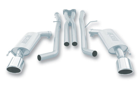 Borla 05-06 Pontiac GTO Coupe 2dr 6.0L 8cyl AT/MT 4spd/6spd RWD SS Catback Exhaust w/ inXin Pipe - View 2 | Dirty Garage