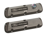 Universal Black Satin Valve Covers Racing EFI - View 3 | Dirty Garage